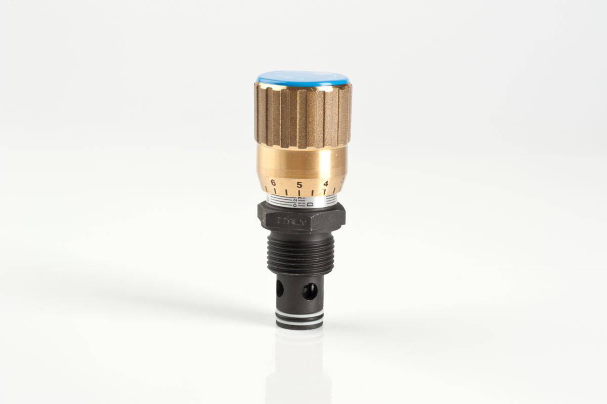 METRIC Threads cartridge double-acting flow control valves 