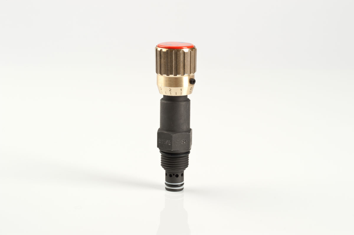 UNF Threads cartridge pressure compensated flow control valves