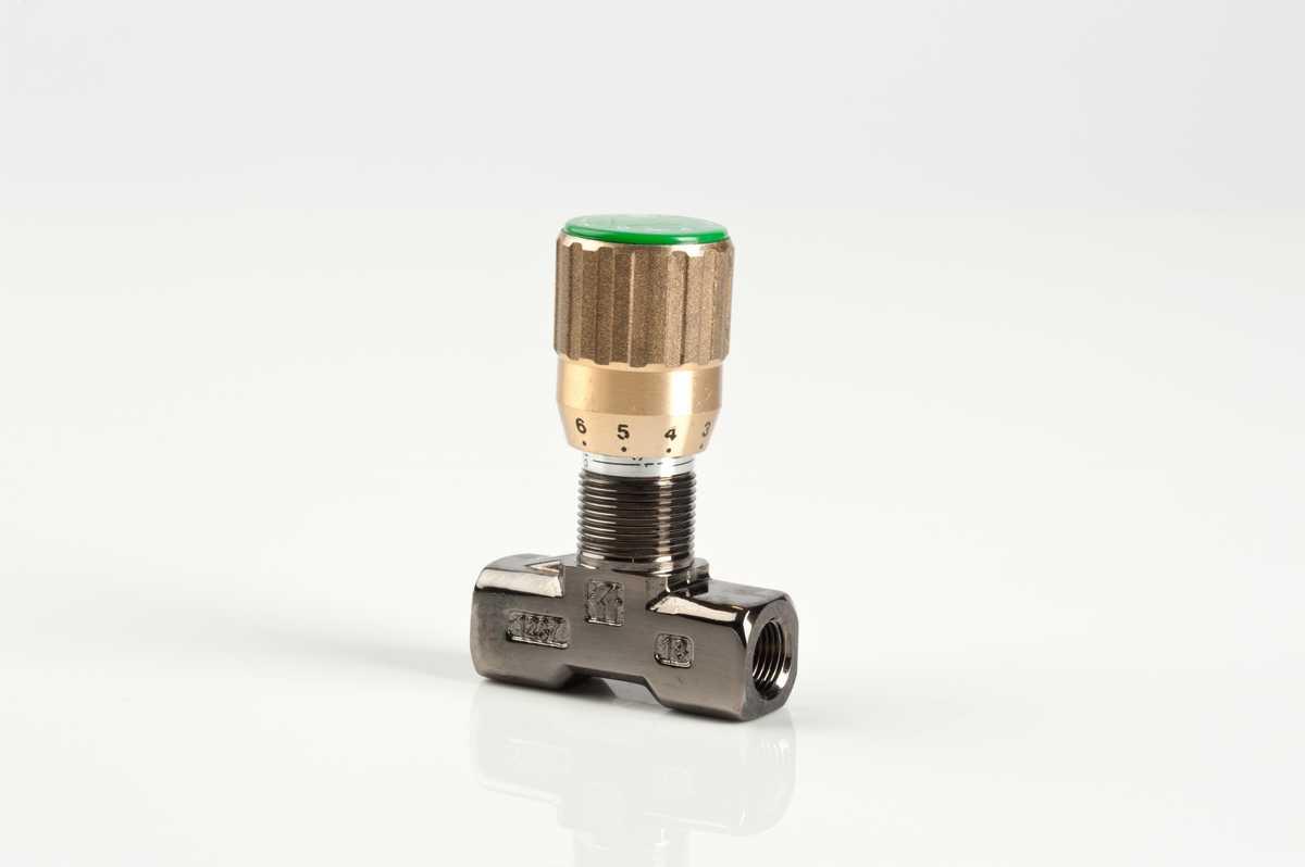 Microfine double-acting flow control valves