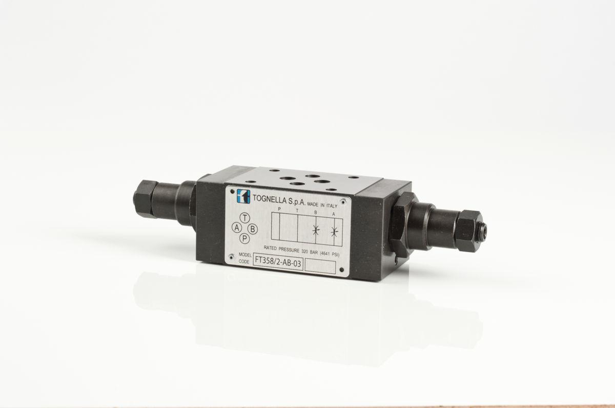 Double-acting flow control valves Cetop 3