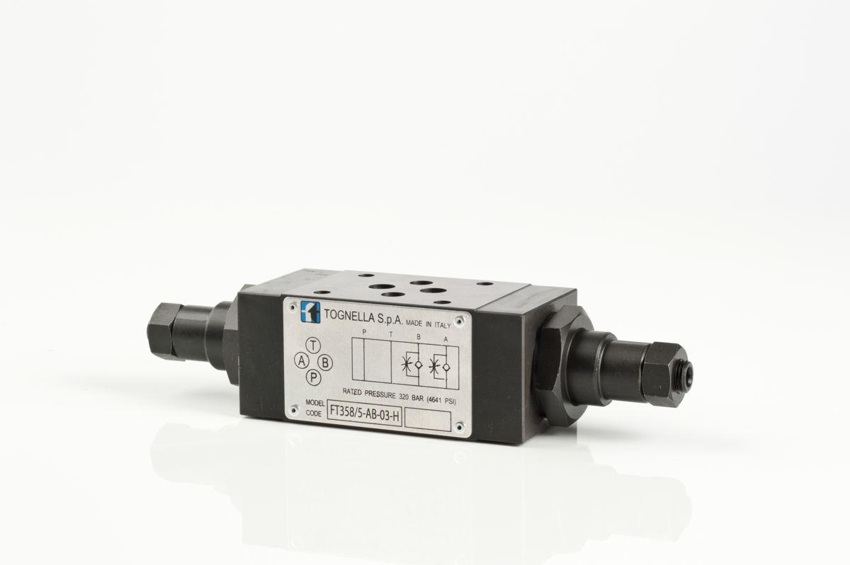 Single-acting flow control valves Cetop 3