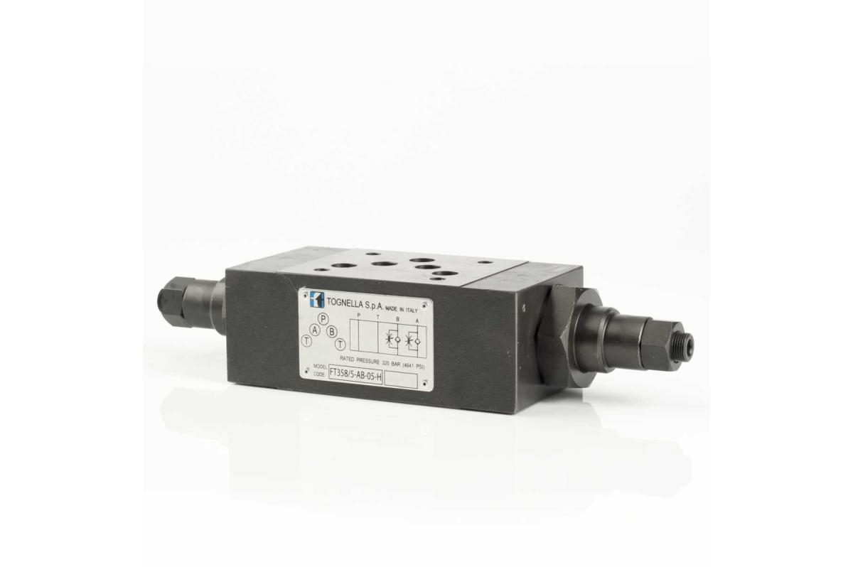 Single-acting flow control valves Cetop 5